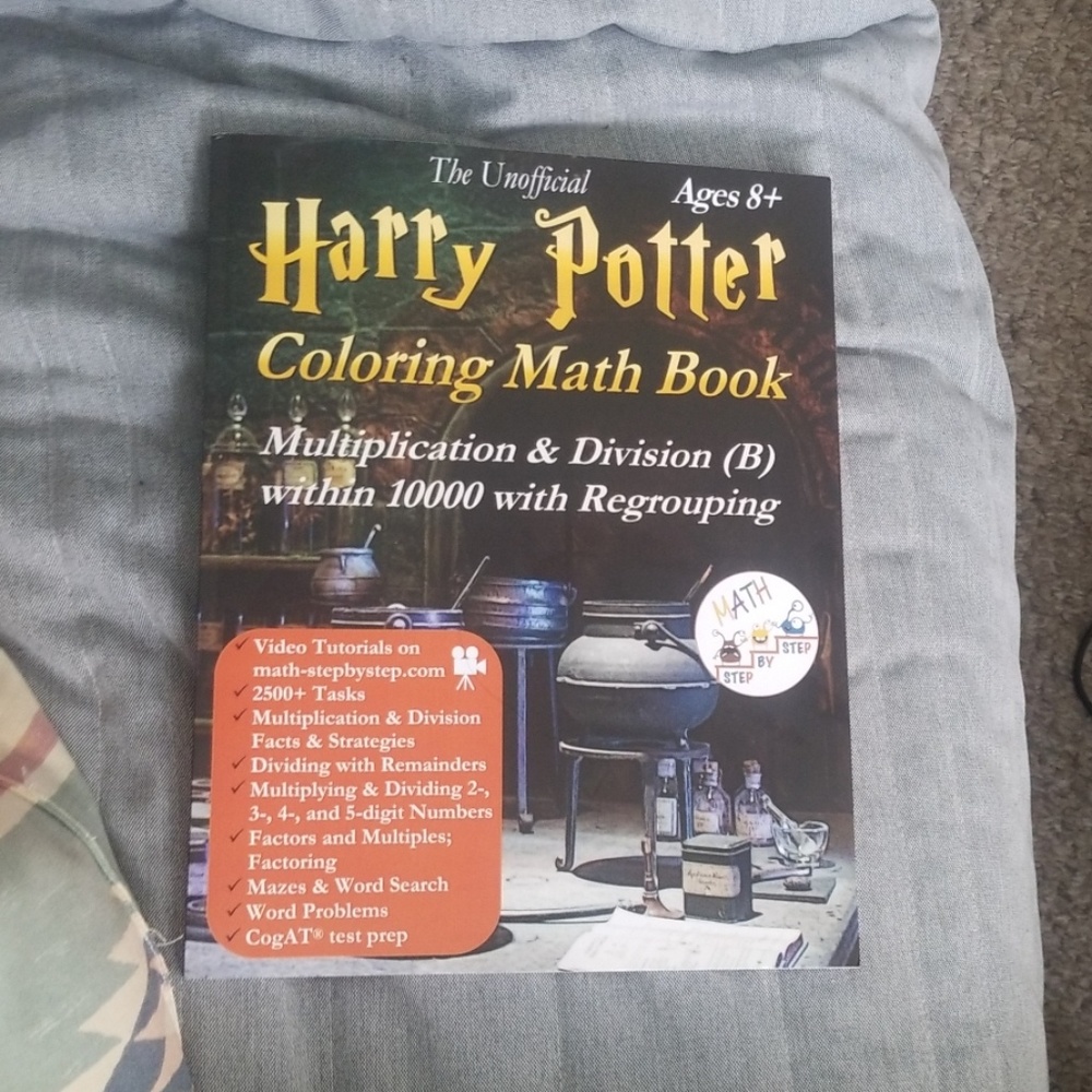 Harry Potter Coloring Math Book